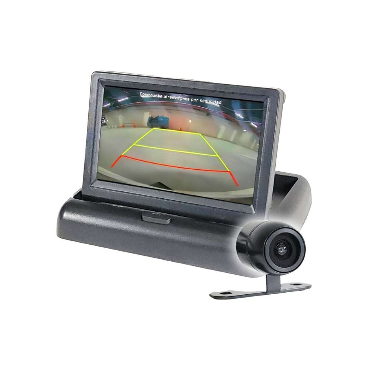 Kit Camara De Retroceso - Con Monitor Plegable 4.3 Pulgadas. 