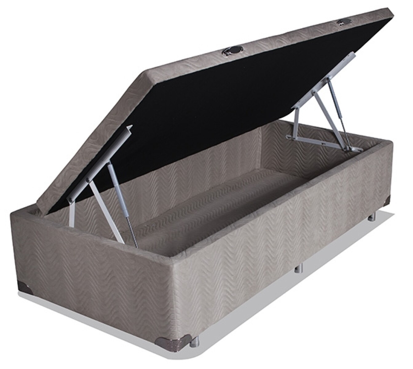 Box Baúl - Tapizado en Lino - 90x190 