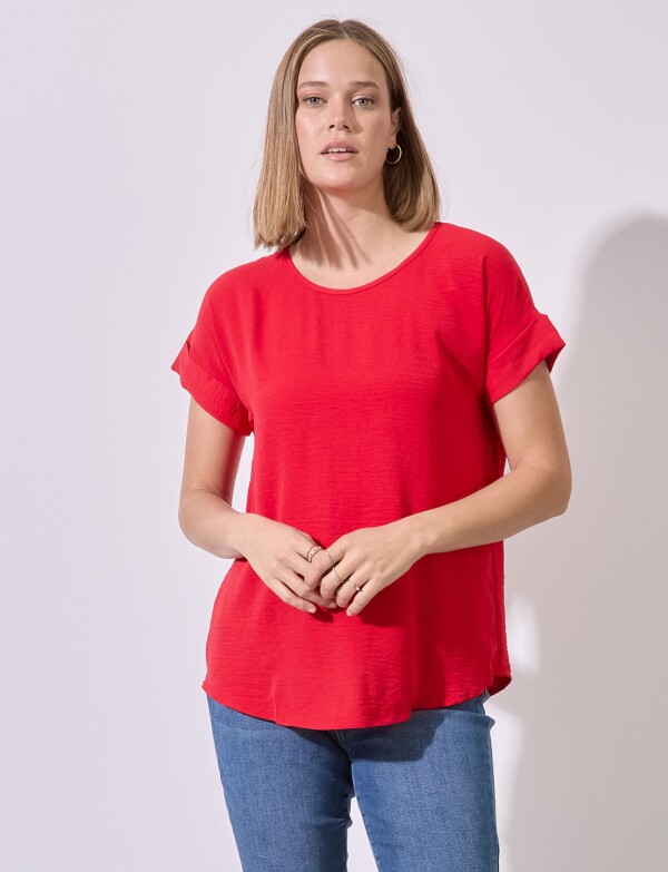 Blusa Solid ROJO