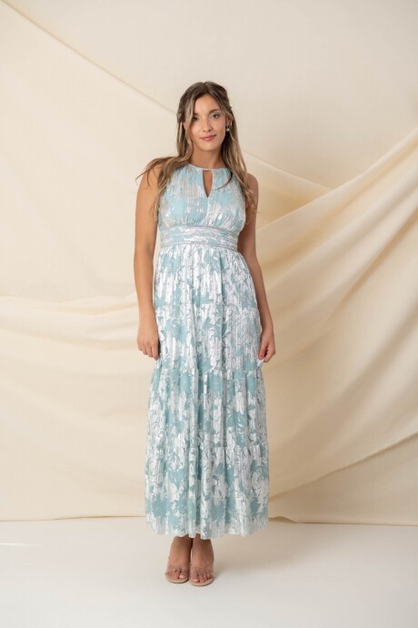 VESTIDO ELLEN Agua marina