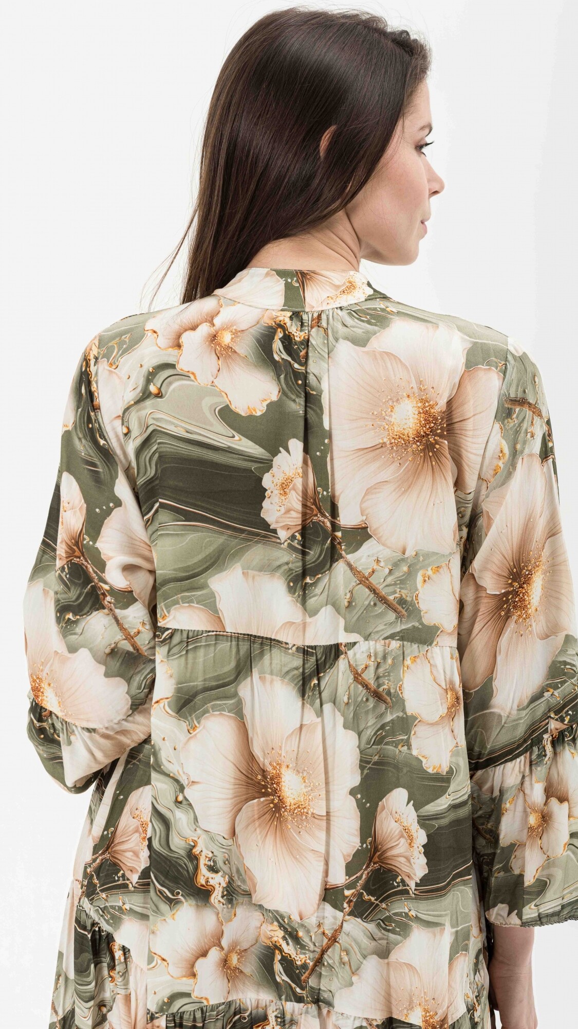 VESTIDO NITTA ESTAMPADO VERDE