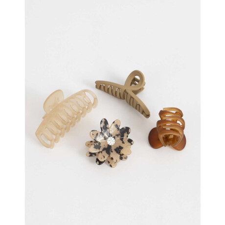 Broches Sets Especiales Marron Medio