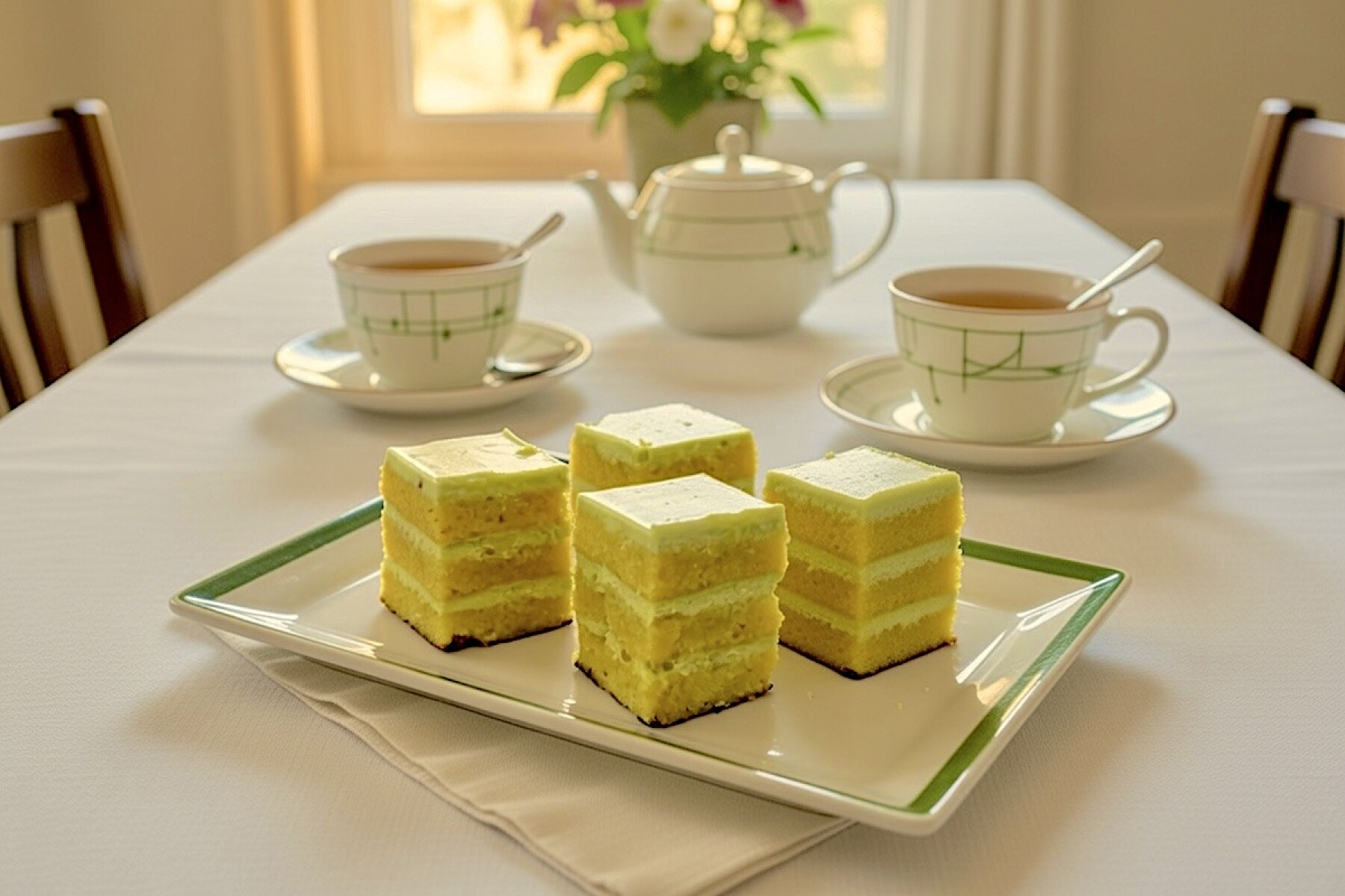 Cuadraditos de Pistacho 