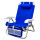 Silla Reposera Reforzada 120kg Plegable Aluminio Celeste