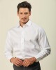 Camisa Verelli Vestir Algodón Manga Larga Blanca PinPoint