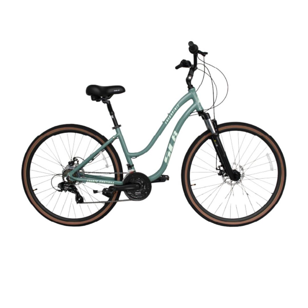 Bicicleta SLB Freespirit rodado 700x38 Verde - Talle S 