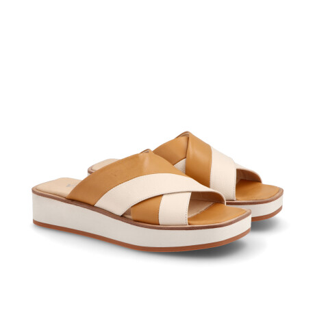 SANDALIAS VENET - CUERO DELMARE BEIGE