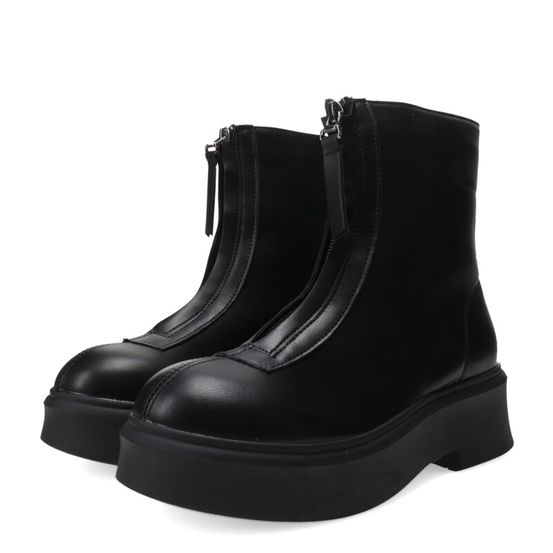 Botas de Mujer Miss Carol KIMAKA chelsea con cierre Negro