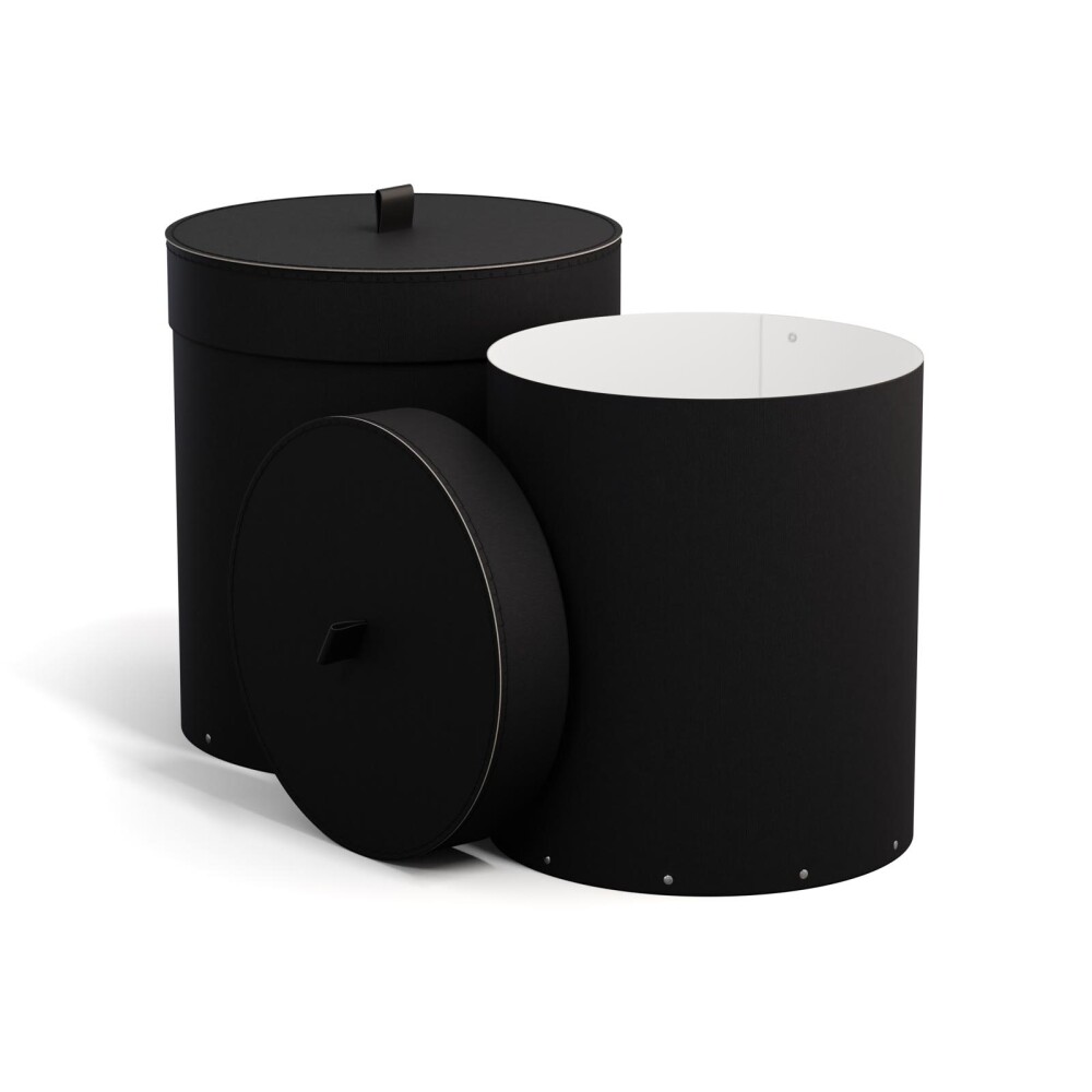 SET 2 CAJAS PAPEL NEGRO ANTON