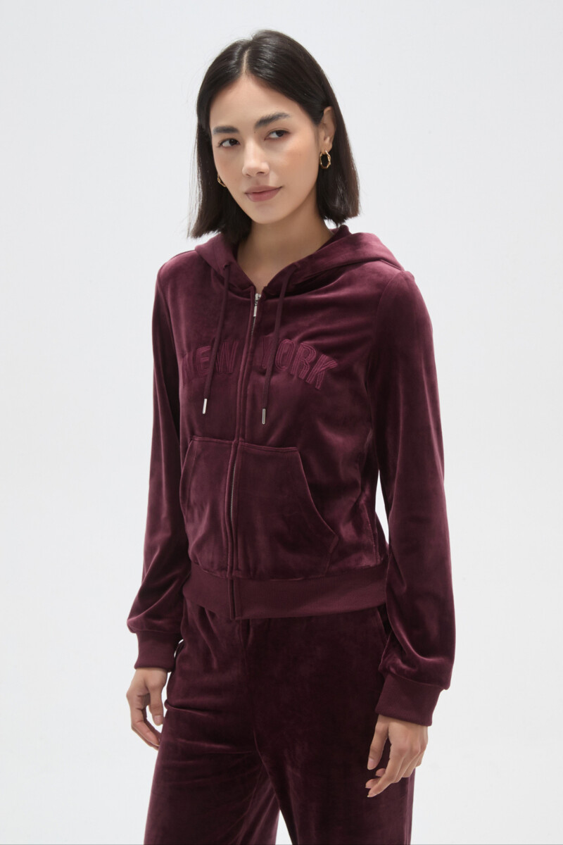 Campera Tanoa - Cereza Oscuro 