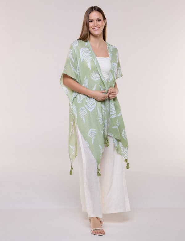 Kimono Lurex VERDE
