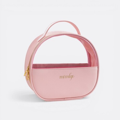 Set Cosmetiquero Neceser Tres Tamaños Rosa