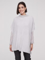 Poncho Amelien Gris Melange