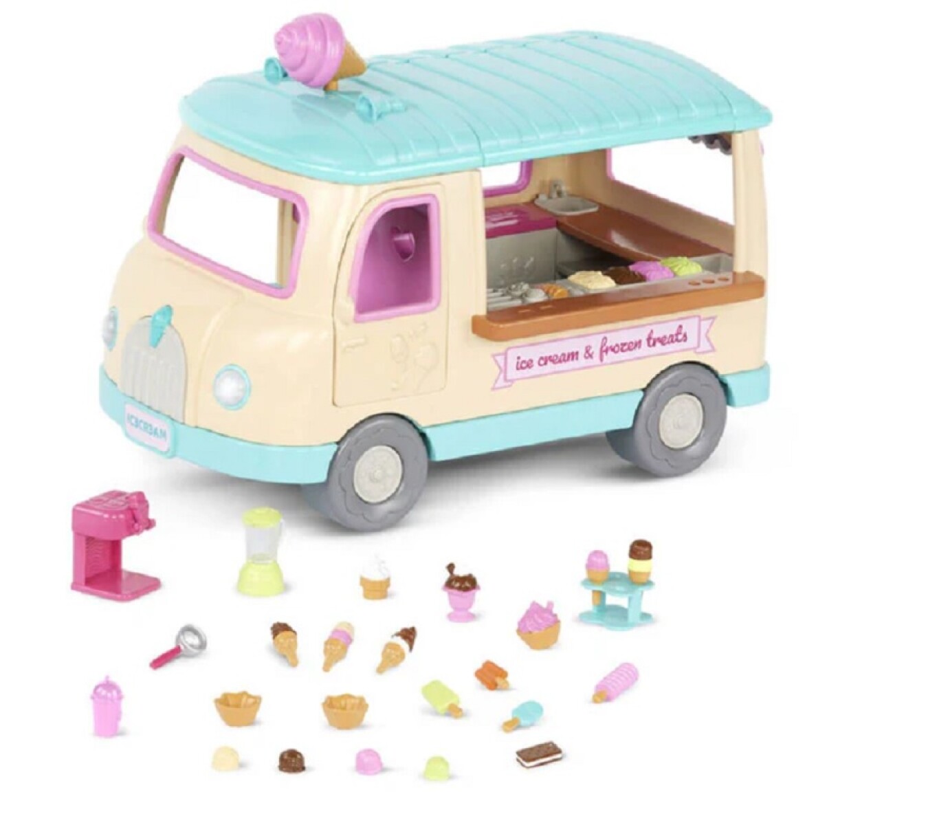 Set de espacios divertidos: - Furgoneta de Helados Scoops 