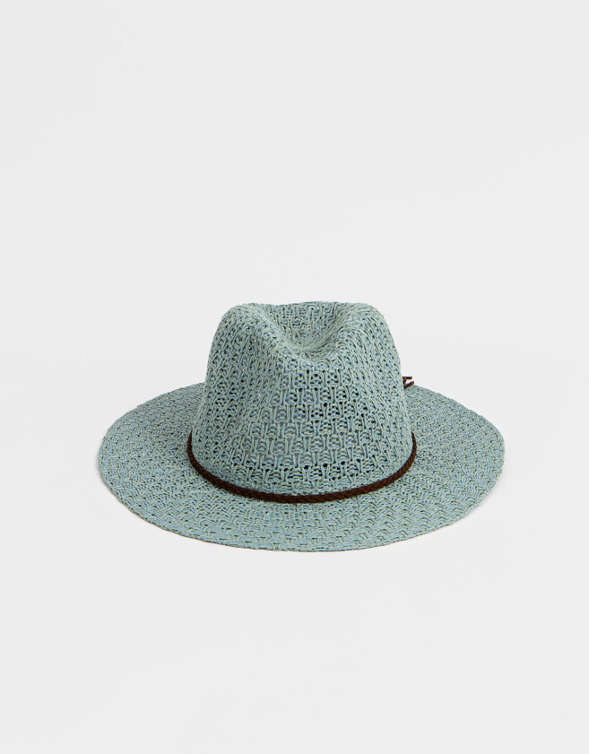 Sombreros Sombrero Raffia Riviera - Azul Celeste