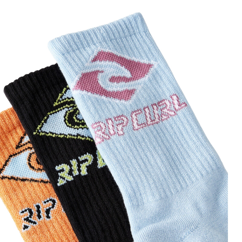 Medias Rip Curl Diamond Crew Sock 3-Pk - Boy Medias Rip Curl Diamond Crew Sock 3-Pk - Boy