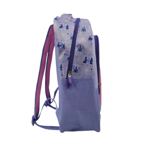 Mochila Infantil Frozen Jacquard Grande 40 x 30 cm LILA