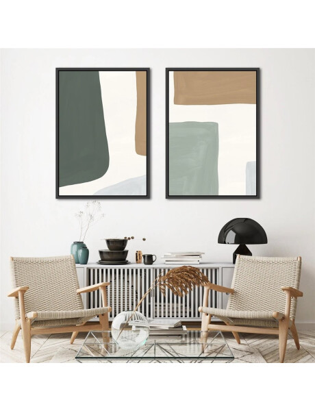 CUADRO CANVAS 40x50cm MARCO FORMAS 4 CUADRO CANVAS 40x50cm MARCO FORMAS 4