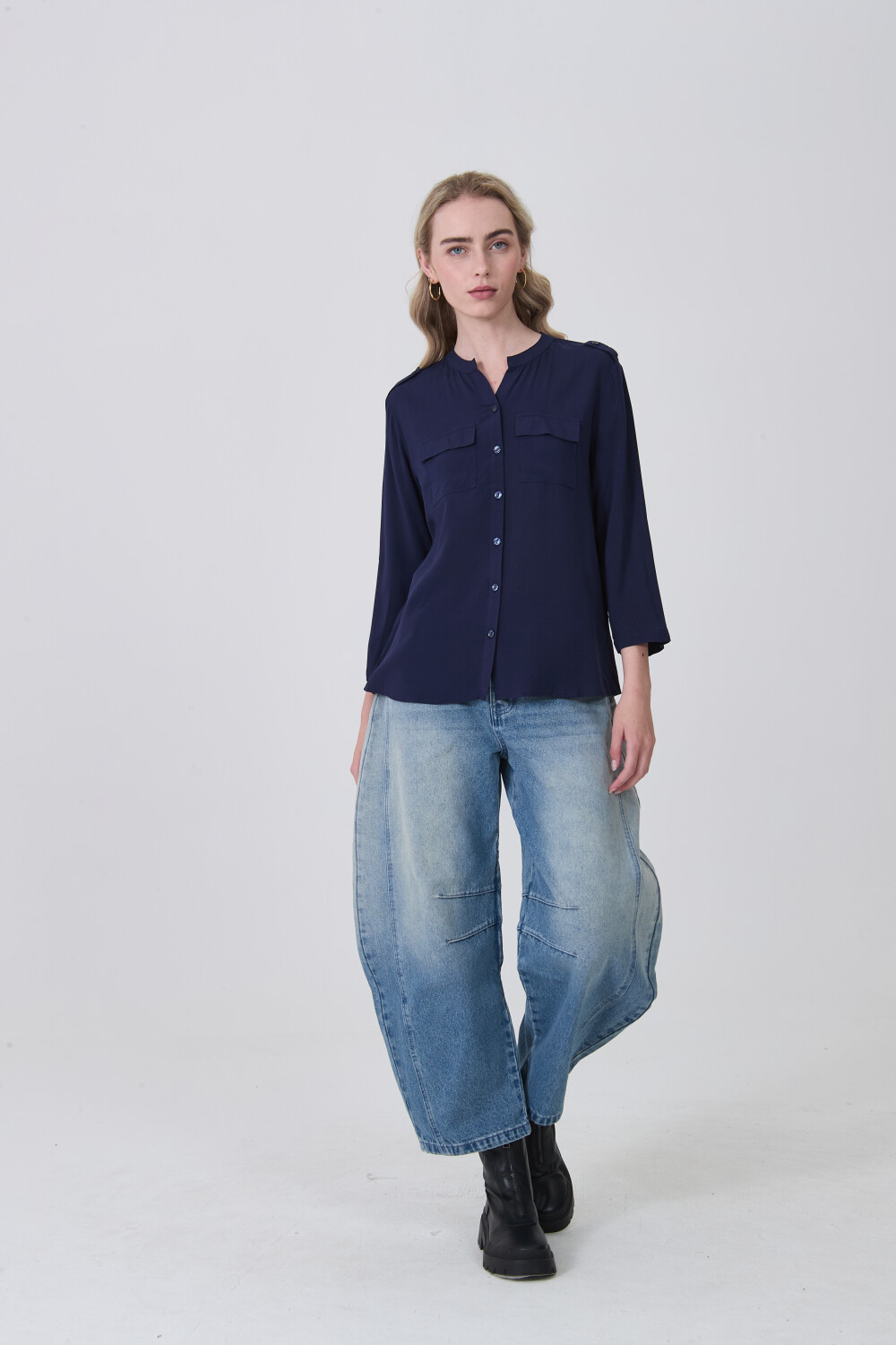 Camisa Kandalora Azul Marino