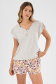 Pijama faustina duo Gris