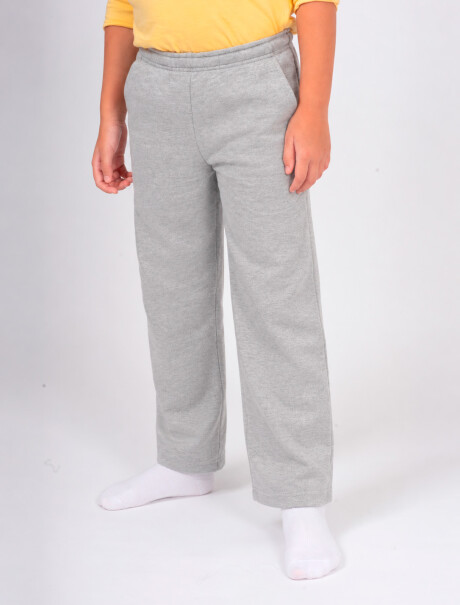 PANTALON BÁSICO UNISSEX CON FELPA GRIS