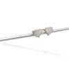 Caravana Corazón Nácar-Plata 925-Piedra Nácar-CA3097 conpiedra