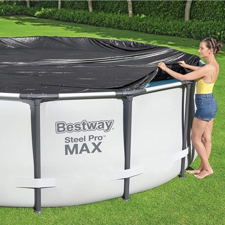 Funda Cobertor Para Piscina Bestway - 3.05 M diametro 4678L Negro