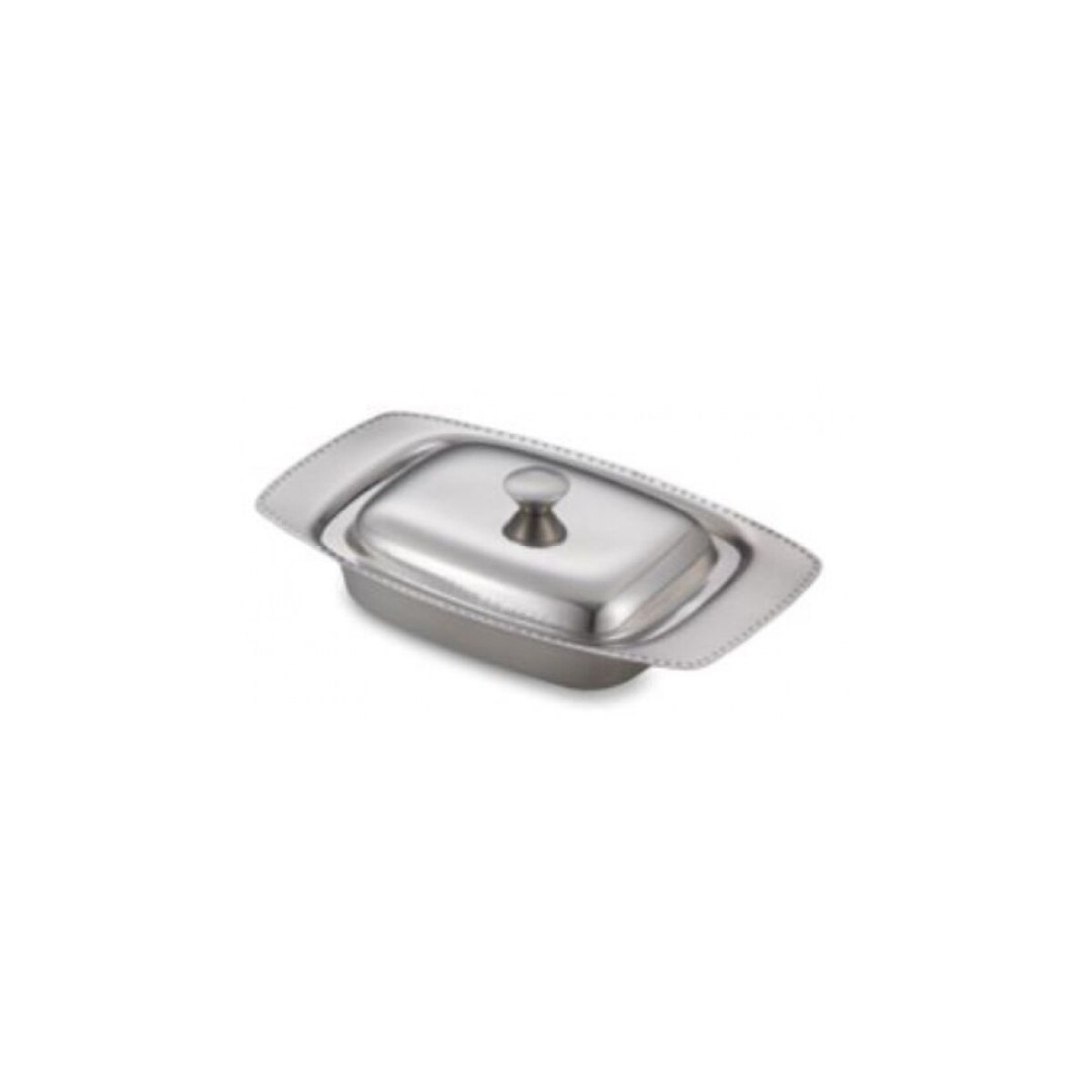 MANTEQUERA CON TAPA ACERO INOX CORRINA 18.5X12.5CM 