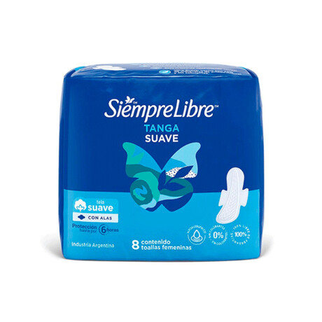 Toallas Femeninas Siempre Libre Tanga 8 Unidades Toallas Femeninas Siempre Libre Tanga 8 Unidades