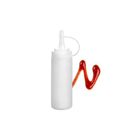 Pomo para Salsa de Plástico Transparente 400 ml Pomo para Salsa de Plástico Transparente 400 ml