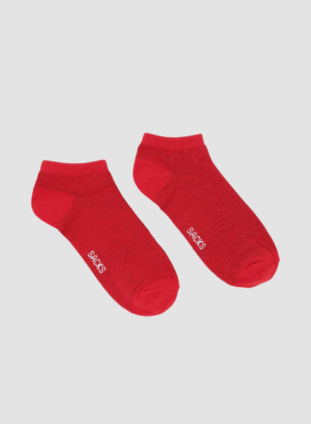 Medias cortas al tobillo en colores lisos Red