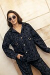 Ribbon Jacket Azul / Negro