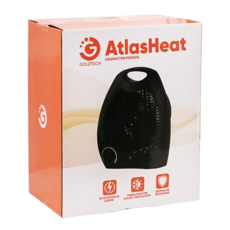 Caloventilador Goldtech Modelo Atlasheat 220v Negro Caloventilador Goldtech Modelo Atlasheat 220v Negro