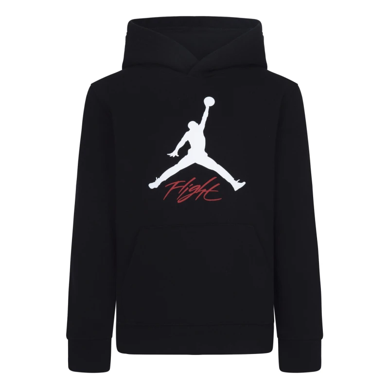 Abrigo Jordan Baseline Hoodie de Niños Negro
