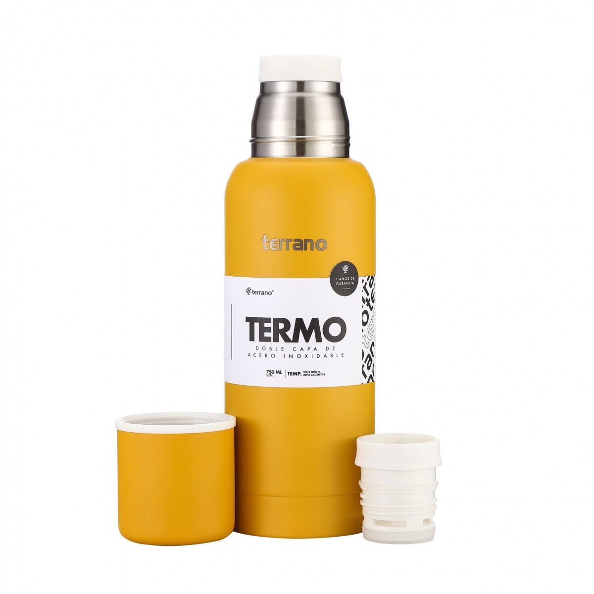 Termo Premium Slim 750ML. - Mostaza 