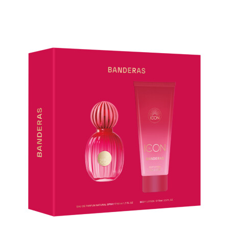 Cofre Banderas Perfume Icon EDP 50ml + Body Lotion 75ml Cofre Banderas Perfume Icon EDP 50ml + Body Lotion 75ml