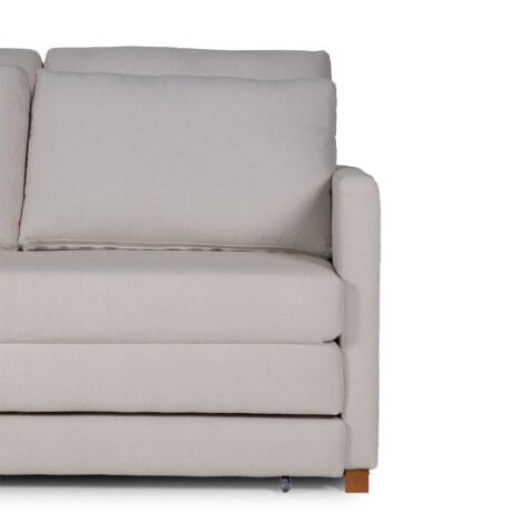 Sofá Cama Niki - Con mesa - Tela Rústica 9831 (Parma Beige)