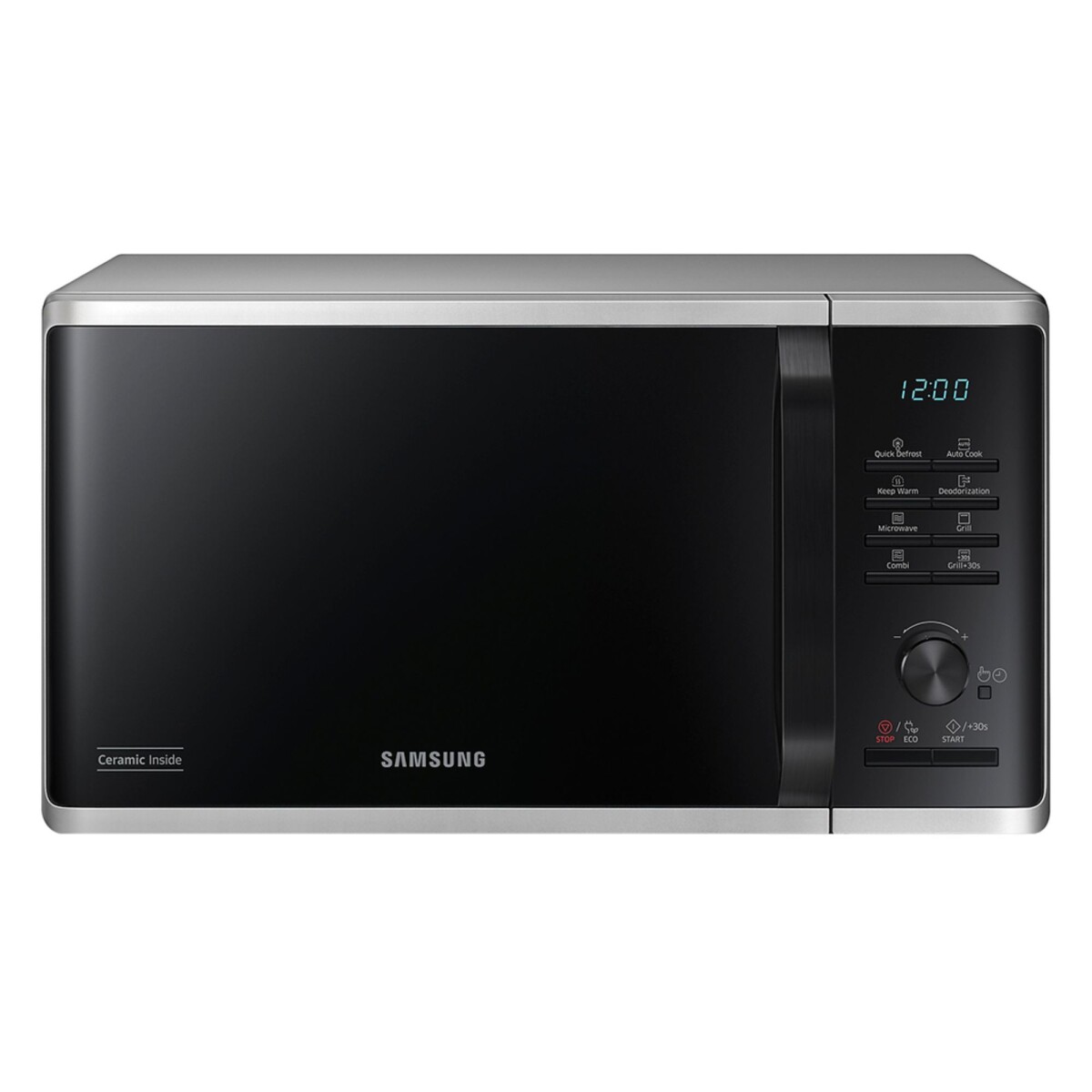 Microondas Samsung 23 Litros Con Grill Silver MG23K3515 