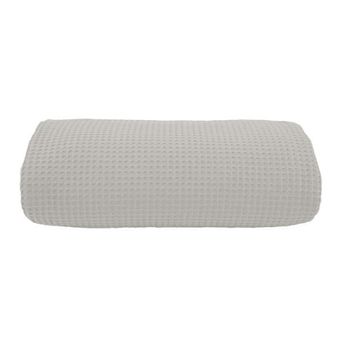 Juego Colcha y Funda Piquet Dohler 1 Plaza 100% Algodón GRIS PLATA