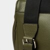Mochila Soft En Cuero Graneado Verde