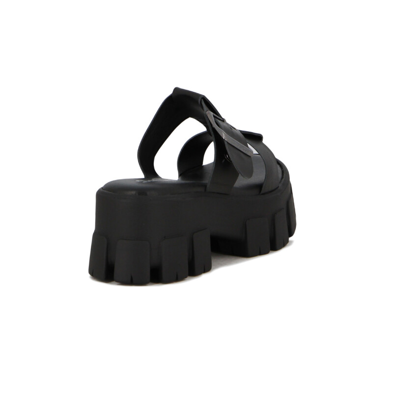 Sandalias Mujer Darkness Plataforma Negro-negro