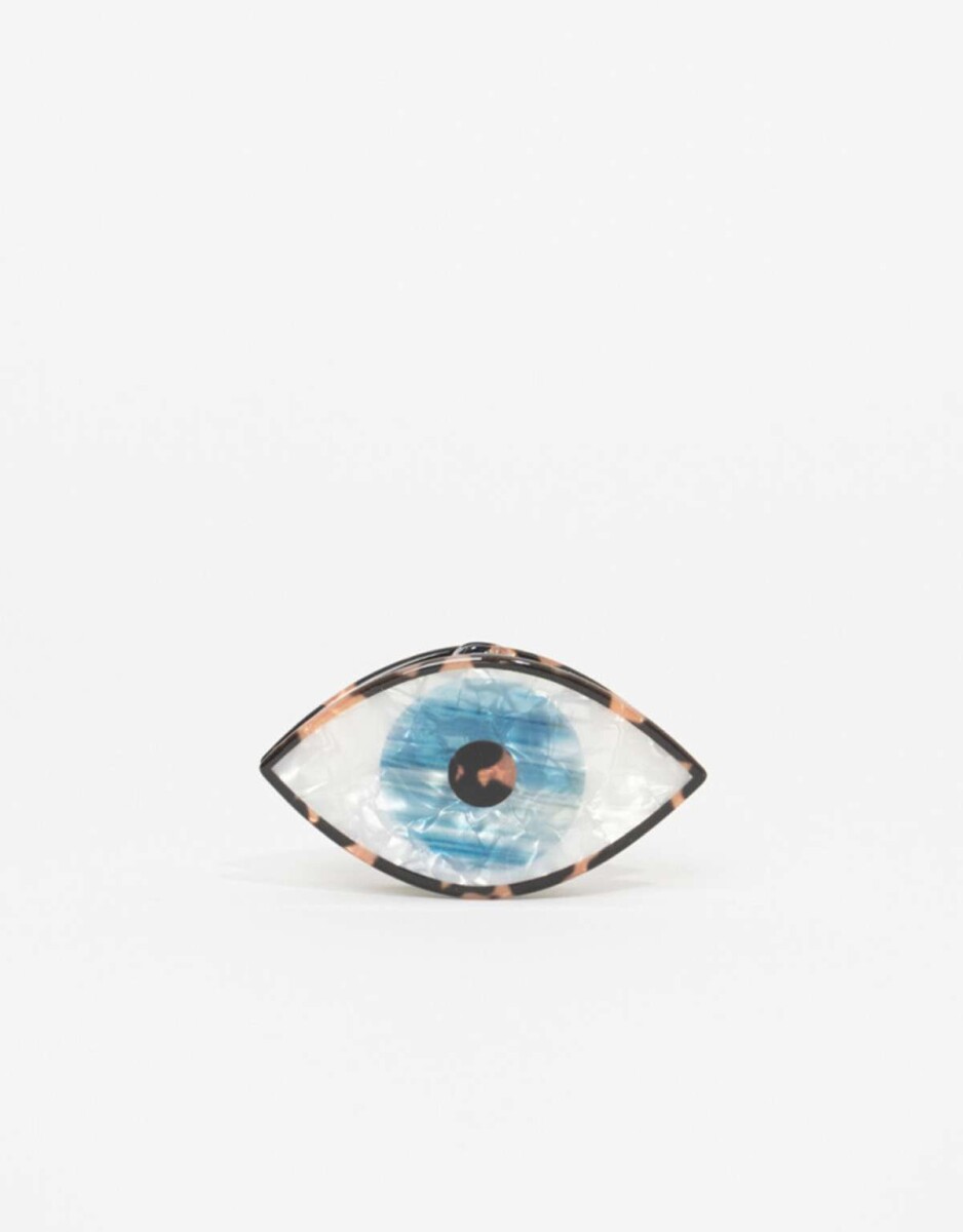 Broche Acrílico De Ojo - Combinacion Bicolor 