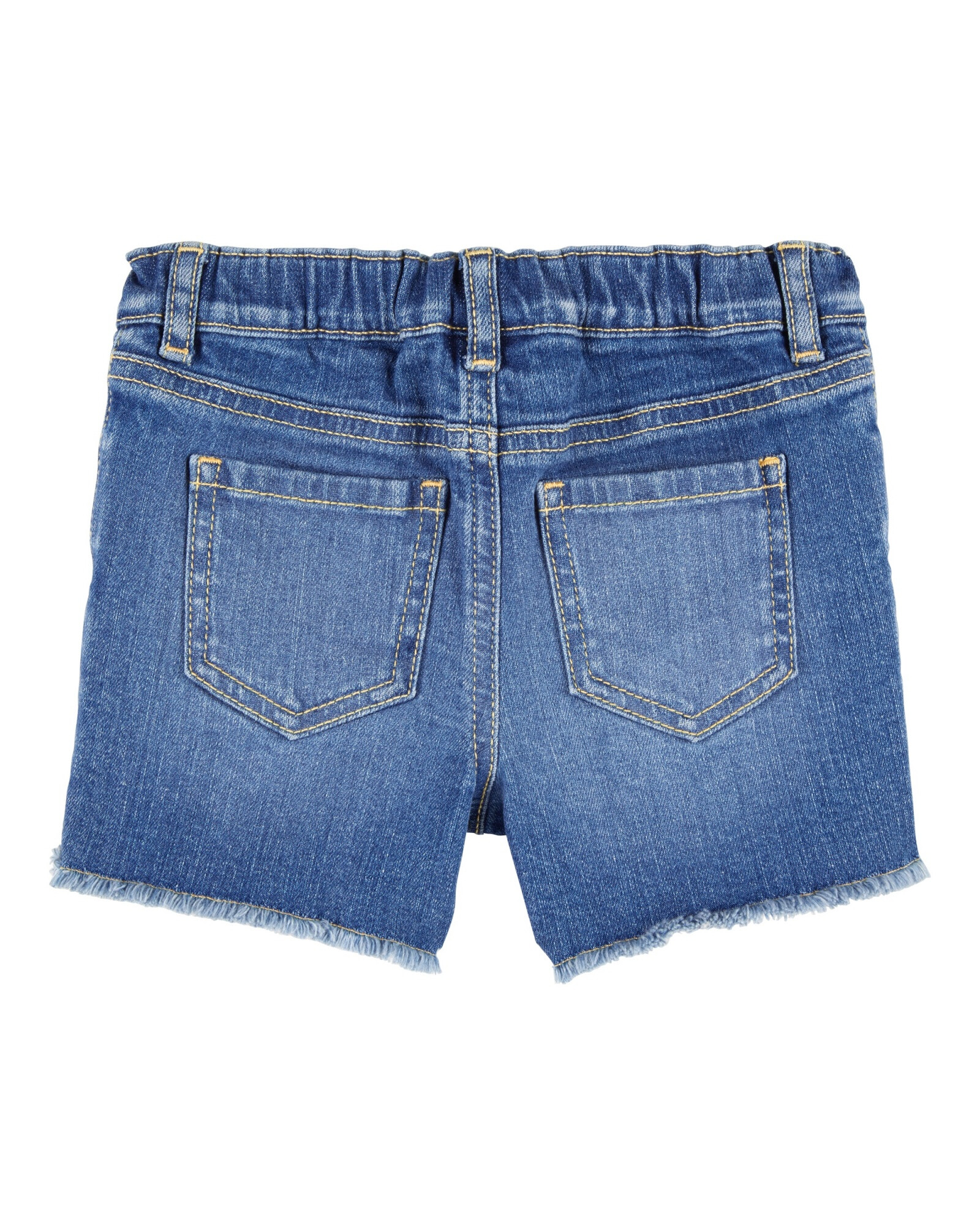 Short jean con bordado floral Short jean con bordado floral