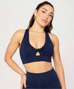 Bra Deportivo Oasis Twist Medium Impact Mujer Deep Navy