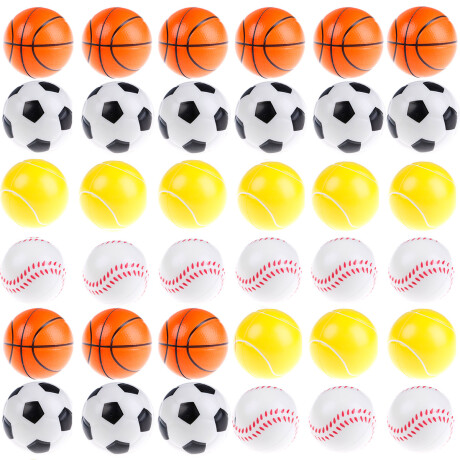 Set Cotillón N30 Pack Sorpresitas X 36 Pelotas Espuma 1