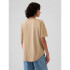 FRCH SS ORGANIC VINTAGE TEE LOGO KHAKI