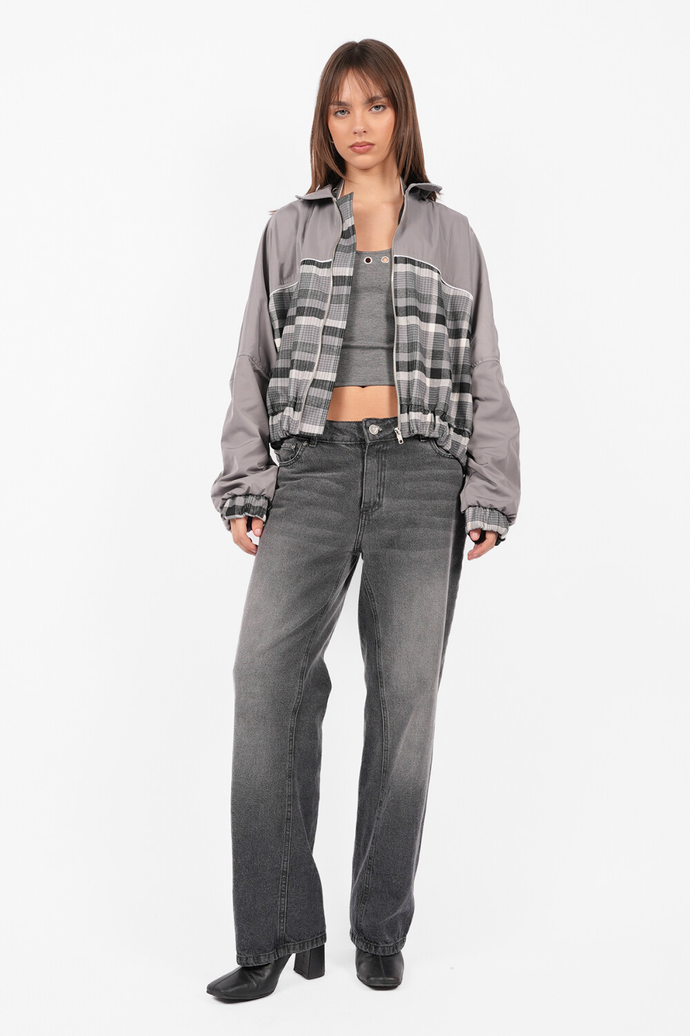 Top Hole Gris Melange