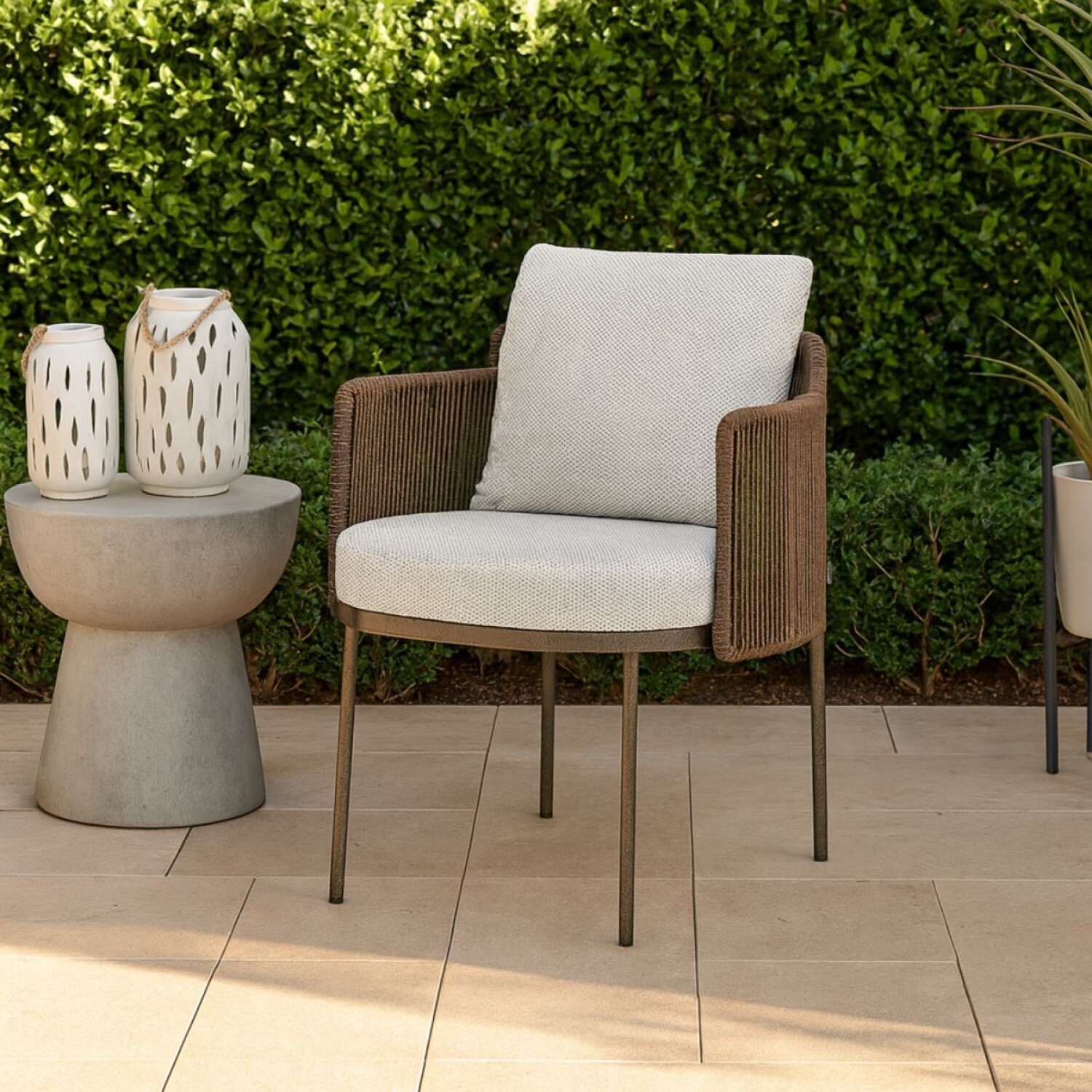 SILLA DE EXTERIOR SHADOW Gris — Viasono
