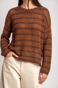 Sweater Texturado Chocolate