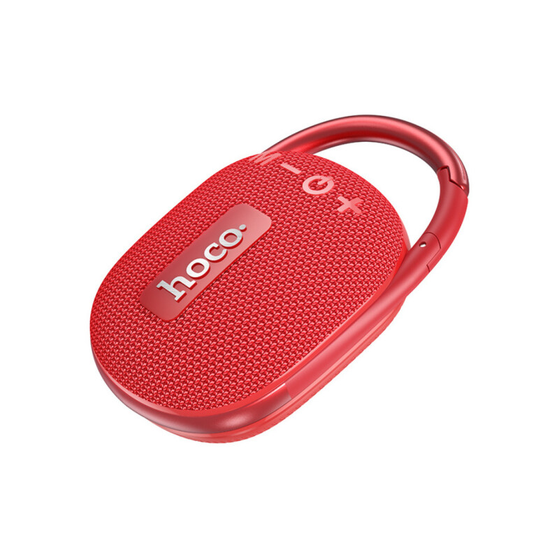 Parlante Portatil Bluetooth Deportivo Hoco Hc17 Easy Joy Color rojo